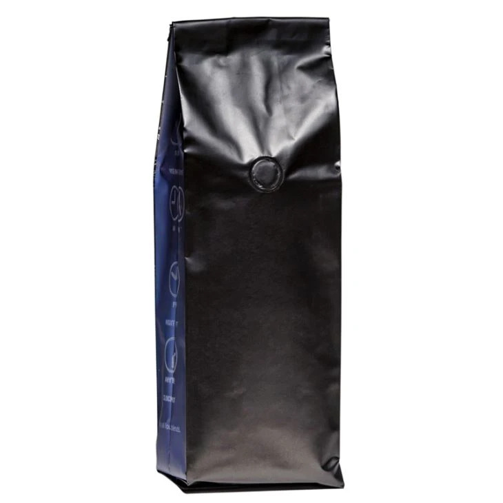 Sisi Gusset kopi tas dengan katup