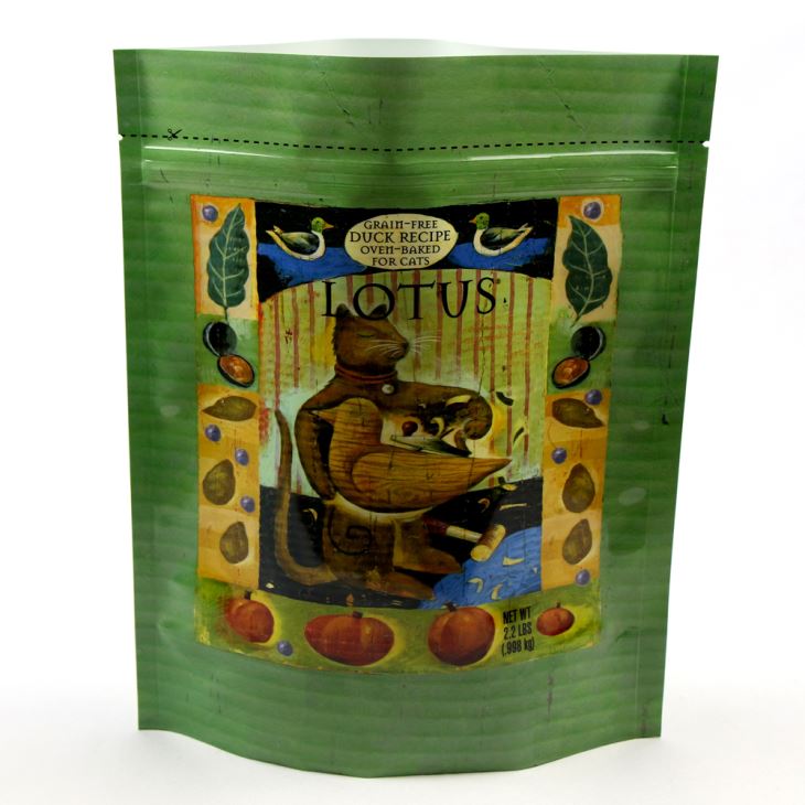 Berdiri Kucing Makanan Bag