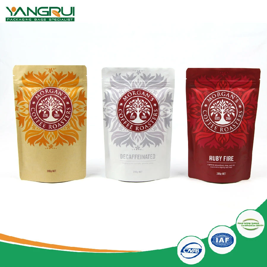 Letakkan tas kopi dengan klep