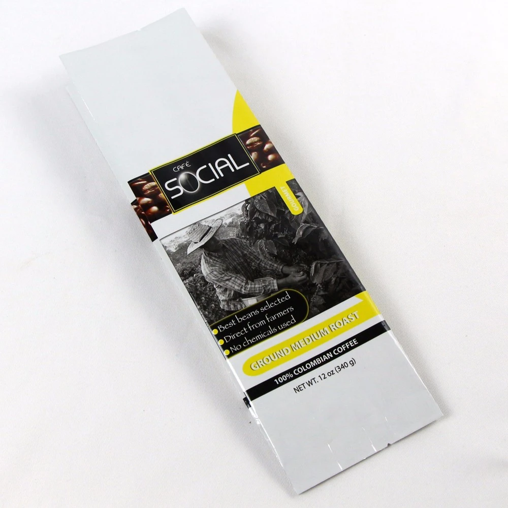 Tas Pembungkus Kopi Aluminium Foil Side Gusset Aluminum Foil Side Gusset Coffee Packaging Bag