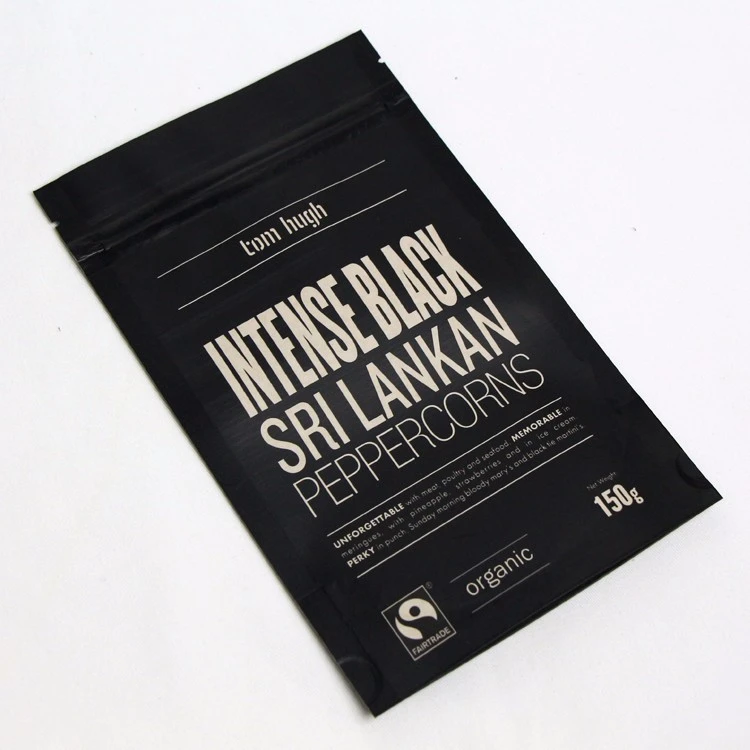 Kertas Kraft + VMPET Berdiri Dengan Pouch Dengan ritsleting Kraft Paper+VMPET Standing Up Pouch With zipper