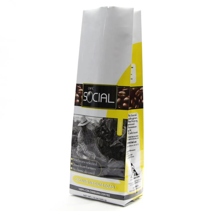 Tas Pembungkus Kopi Aluminium Foil Side Gusset