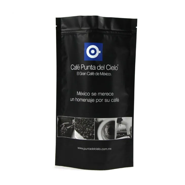 Kantong ritsleting kopi aluminium foil