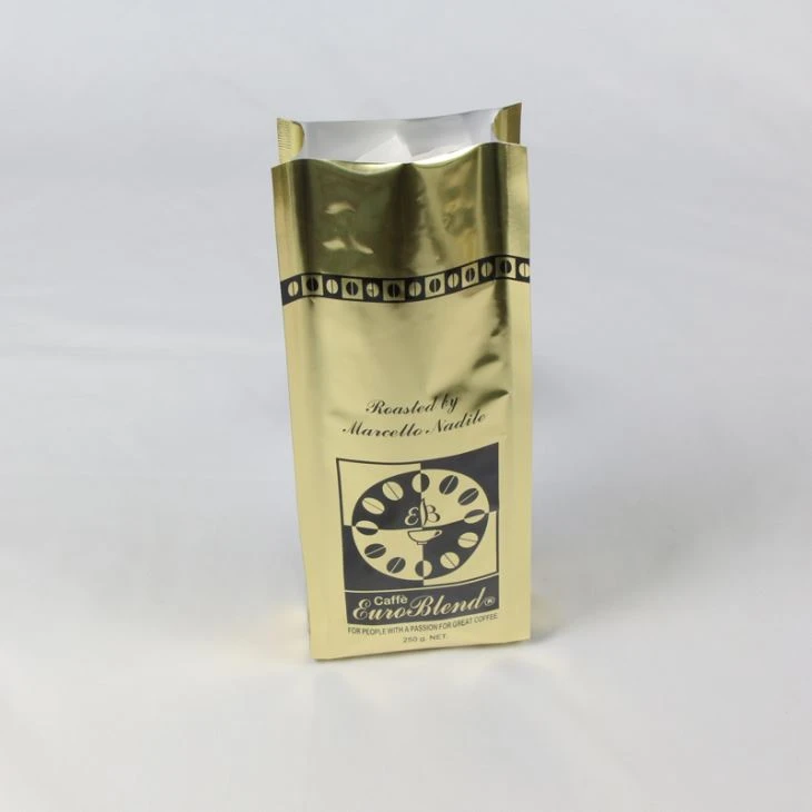 250g Tiga Side Sealing Custom Printing Aluminium Foil Coffee Bag