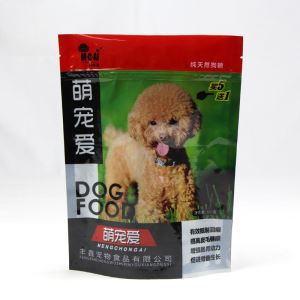 Stand Up Dog Food Packaging Dengan Window