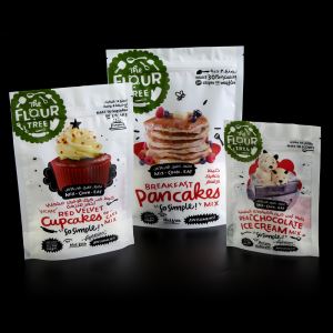 Desain Stand Up Stand Up Plastic Food Packaging Pouch Dengan Zipper Lock