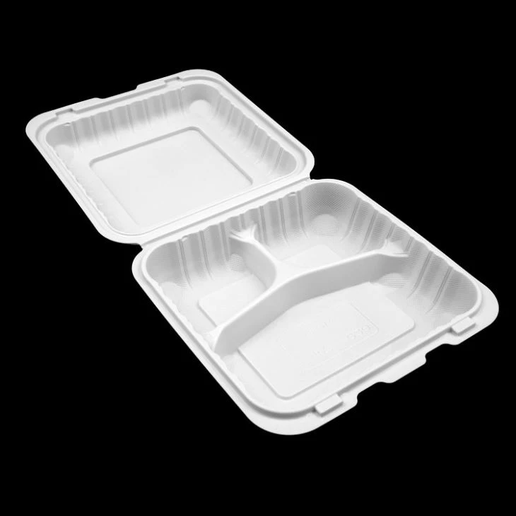 Disposable Mineral Hinged To Go Containers