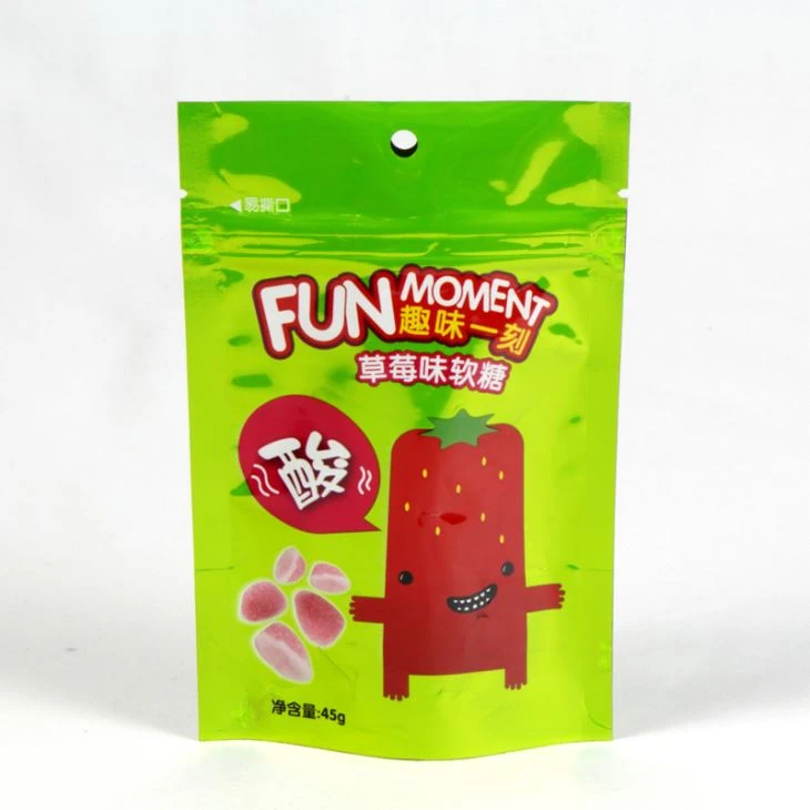 Doypack Yang Dapat Didaur Ulang Berdiri Zipper Pouch Untuk Kemasan Makanan