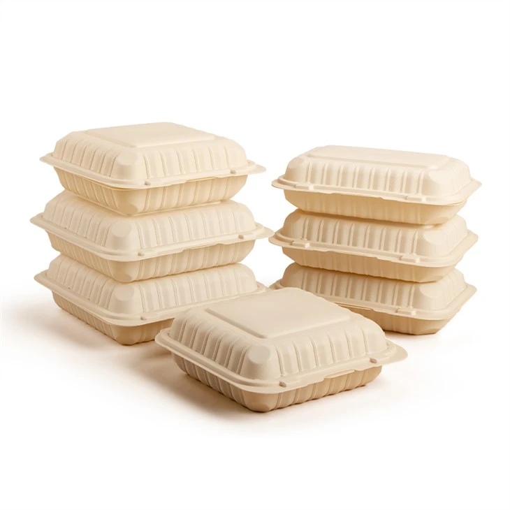 9x6inch Pp Disposable Plastic Container Microwave Freezer Lunch Box Lunch Box Stackable Food Storage Container With Lock Lid