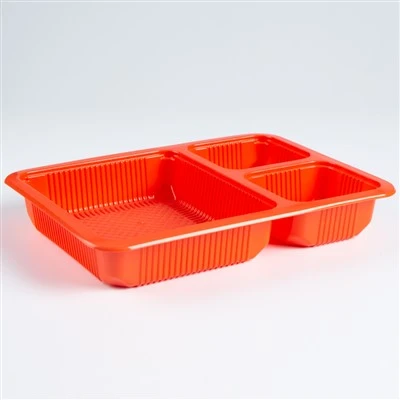 3 Compartment Food Tray