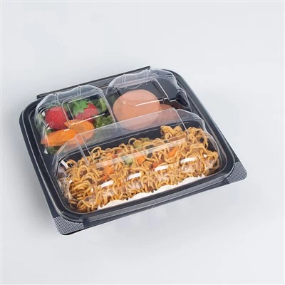 Wadah Makanan Bawa Pulang dengan Tutup Berengsel 9x9''