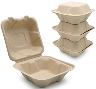 Wadah Makanan Bagasse Untuk Dibawa