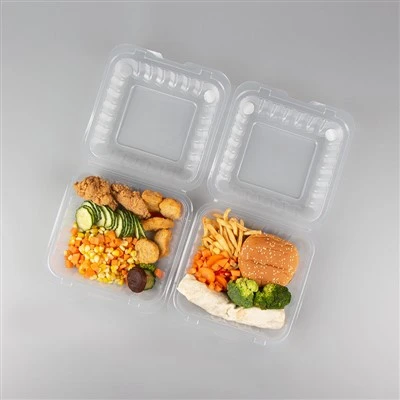 Kotak Bento Sekali Pakai yang Jelas