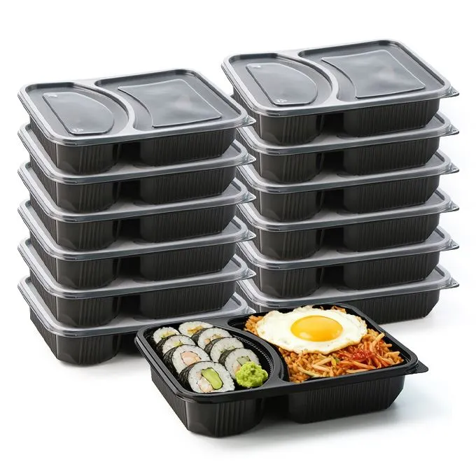 Wadah Hitam Persiapan Makanan