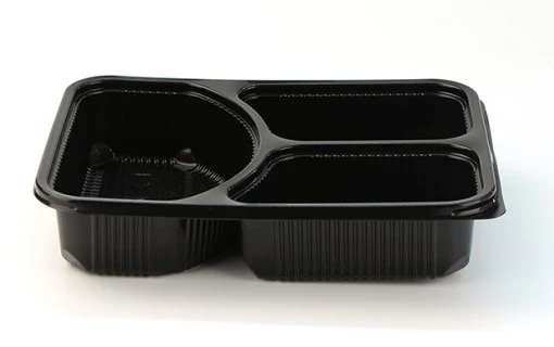 0PP Food Container with 3 compartment